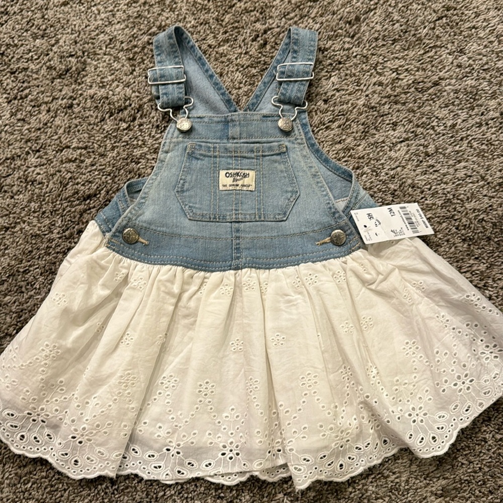 NWT OshKosh Overall Dress